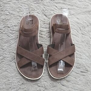 Women's Laurel brown outdoor leather sandals